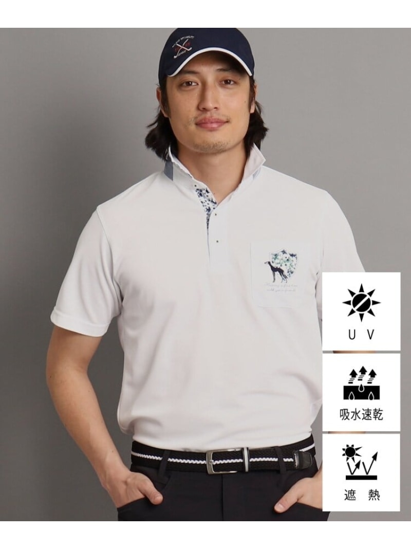 【SALE／20%OFF】adabat 【遮熱成り行き/UVとり捨てる/吸水速乾】衿裏ひな型 半袖スポーツシャツ アダバット トップス スポーツシャツ 白いこと 緑であること 黒いこと 赤いこと 米国海軍 青み サクラ色【RBA_E】【貨物輸送無料】