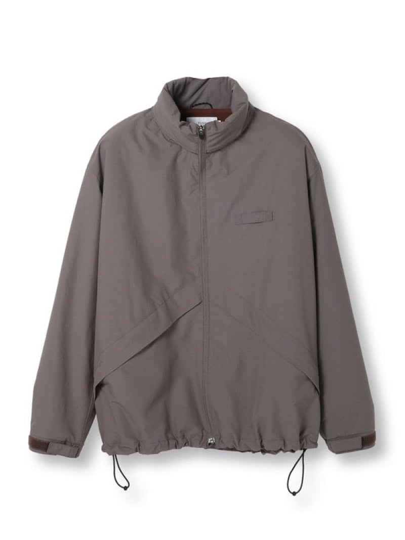 【SALE／50%OFF】FUSE スタンドカラーリップストップブルゾン メンズ ビギ ジャケット・アウター 上衣・前掛け 黒いこと 赤銅色【RBA_E】【貨物輸送無料】