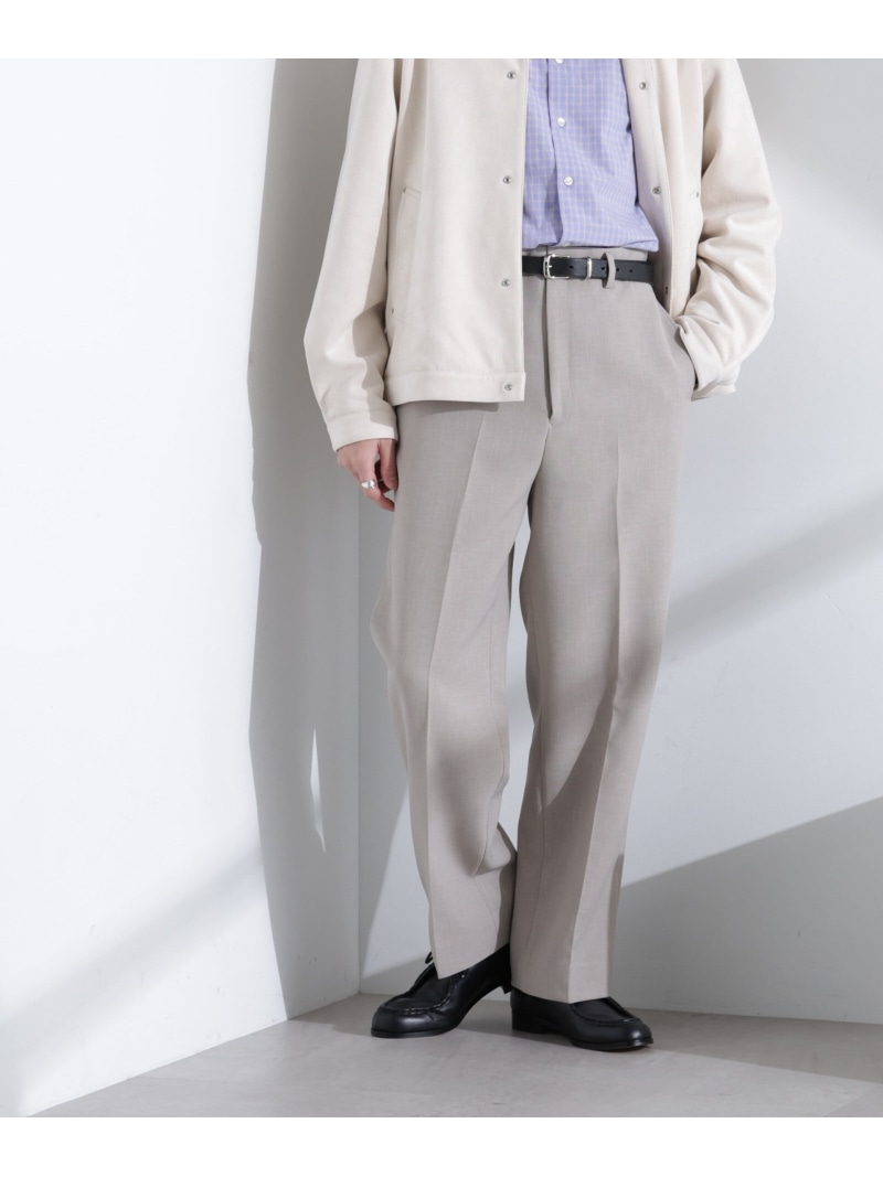 【SALE／40%OFF】NANO universe Reflax(R) ダブルクロスウェザーパンツ(セットアップ可) ナノユニバース パンツ その他のパンツ ブラック ベージュ グレー【RBA_E】【送料無料】