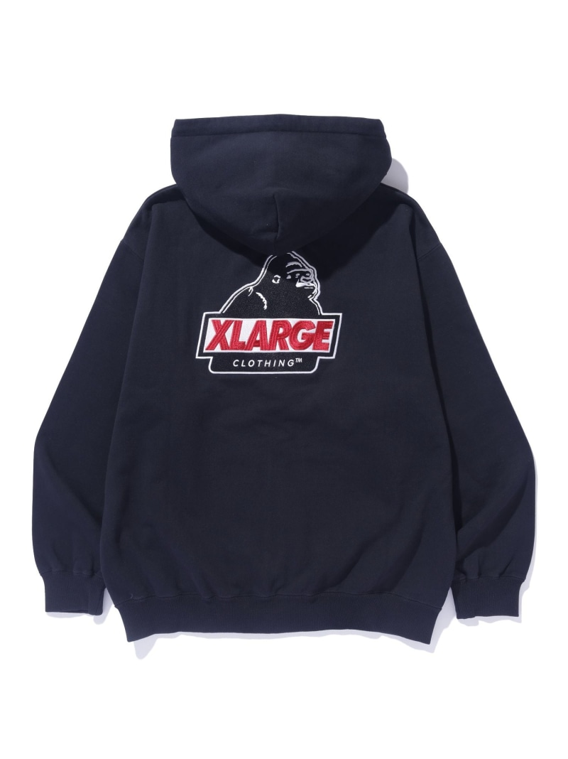 XLARGE SLANTED OG ZIP HOODED SWEATSHIRT エクストララージ トップス スウェット・トレーナー グレー ブラック ネイビー ベージュ【送料無料】 10,010円
