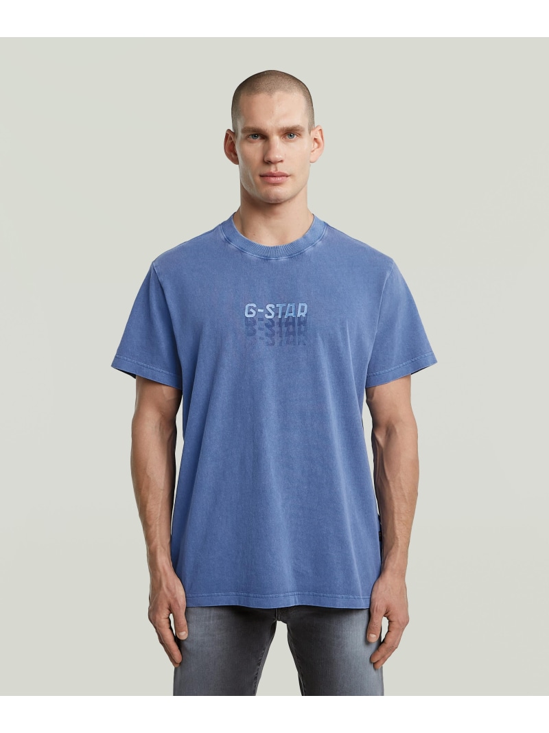 G-STAR BACK GR LASH R T - T-shirt print - black/zwart