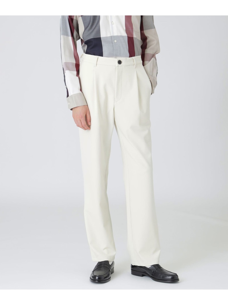 【SALE/20%OFF】BLACK LABEL CRESTBRIDGE 360°ストレッチツイルワイドトラウザーズ ブルーレーベル / ブラックレーベル・クレストブリッジ パンツ その他のパンツ ベージュ ブラック【RBA_E】【送料無料】| Fashion Men