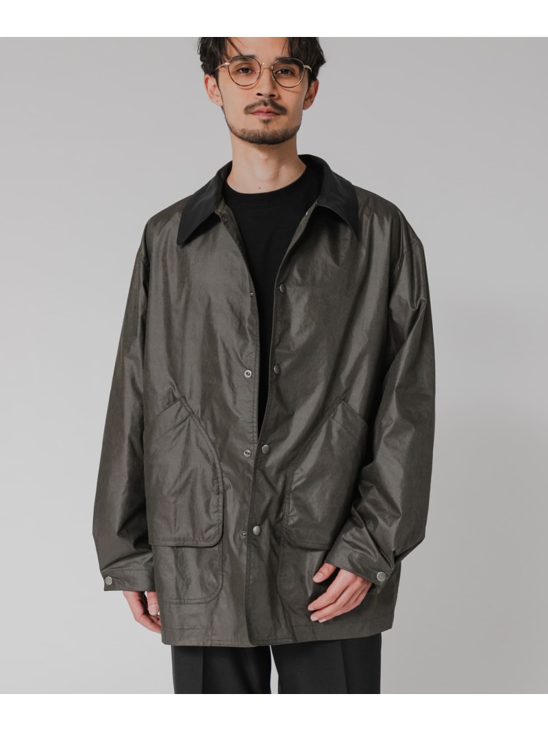【SALE/55%OFF】URBAN RESEARCH NYLON HUNTING JACKET アーバンリサーチ ジャケット・アウター その他のジャケット・アウター ブラック カーキグリーン【RBA_E】【送料無料】| Fashion Men
