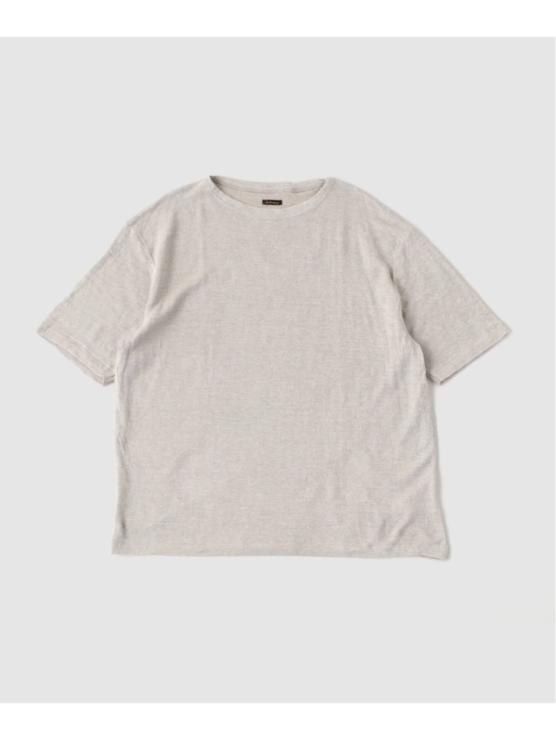EDIFICE ETS.MATERIAUX(マテリオ) double cloth プルオーバー エディフィス トップス カットソー・プルオーバー 黒いこと ベージュ 白いこと【貨物輸送無料】