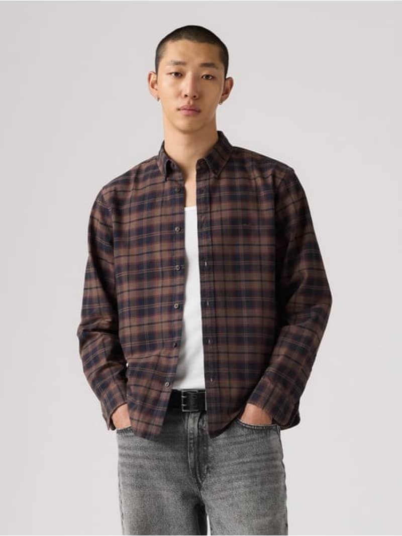 【SALE／15%OFF】Levi's オーセンティック ボタンダウンシャツ リーバイス トップス シャツ・ブラウス【RBA_E】【送料無料】