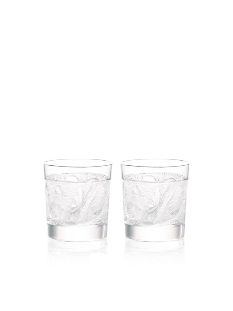 LALIQUE ユロット オールドファッションタンプラー 2個書き割り ラリック 食器・膳立て手道具・勝手もと装置 グラス・マグカップ・タンブラー【貨物輸送無料】