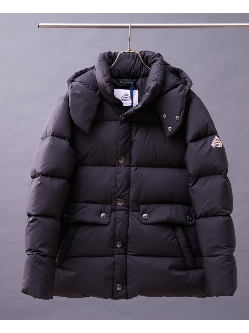 【SALE／10%OFF】MEN\u0027S MELROSE 【PYRENEX/ピレネックス】TROYES メンズメルローズ ジャケット・アウター ダウンジャケット・ダウンベスト 黒いこと【RBA_E】【貨物輸送無料】 コート・ジャケット-メンズファッション