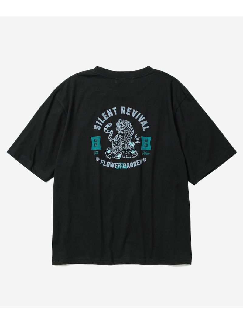 rehacer rehacer/(U)Silent Tiger S/S T レアセル トップス カットソー・Tシャツ ブラック ホワイト【送料無料】