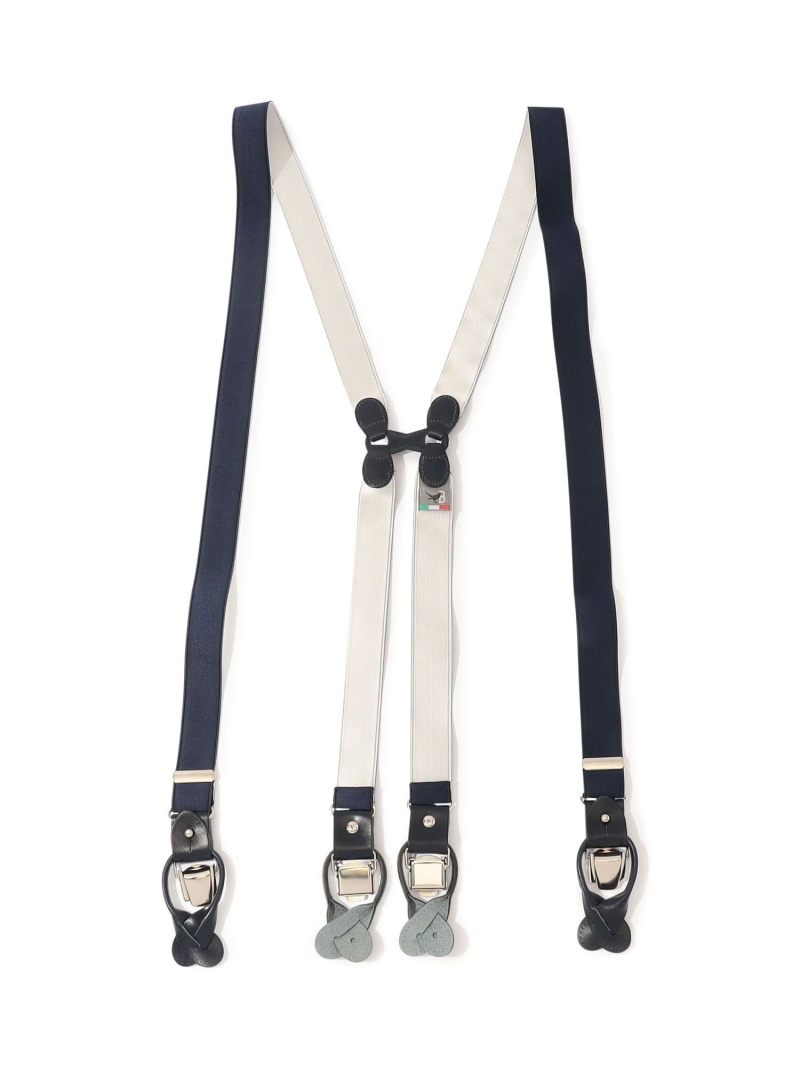 TOMORROWLAND GOODS TOMORROWLAND ソリッド サスペンダー トゥモローランド ファッション雑貨 サスペンダー ブラック ネイビー グリーン ベージュ ホワイト レッド【送料無料】| Fashion Men