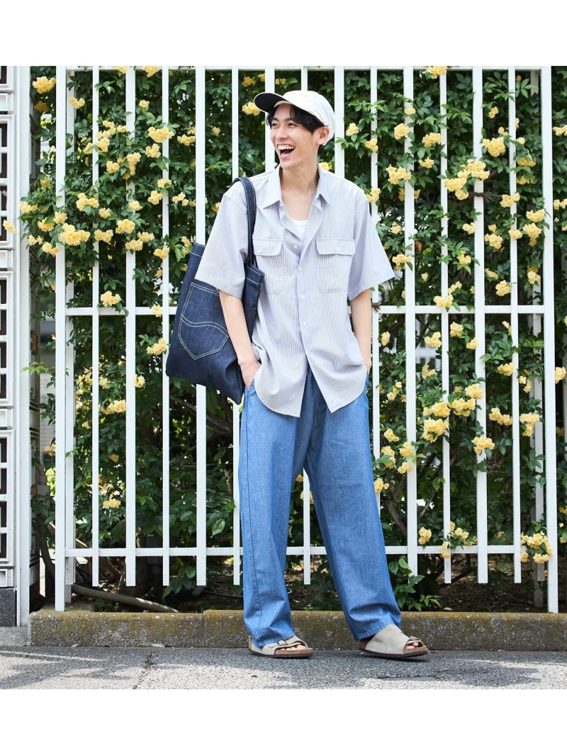 Lee 【涼】清涼素材 FLeeasy/イージーパンツ ルーズシルエット エドウインオンラインモール パンツ その他のパンツ ブルー【送料無料】