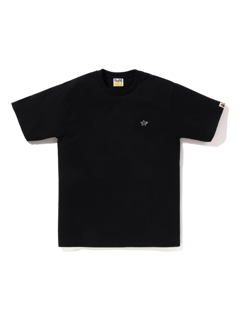 A BATHING APE MILO STA ONE POINT TEE ア ベイシング エイプ トップス カットソー・Tシャツ ブラック ホワイト ブラウン ネイビー【送料無料】
