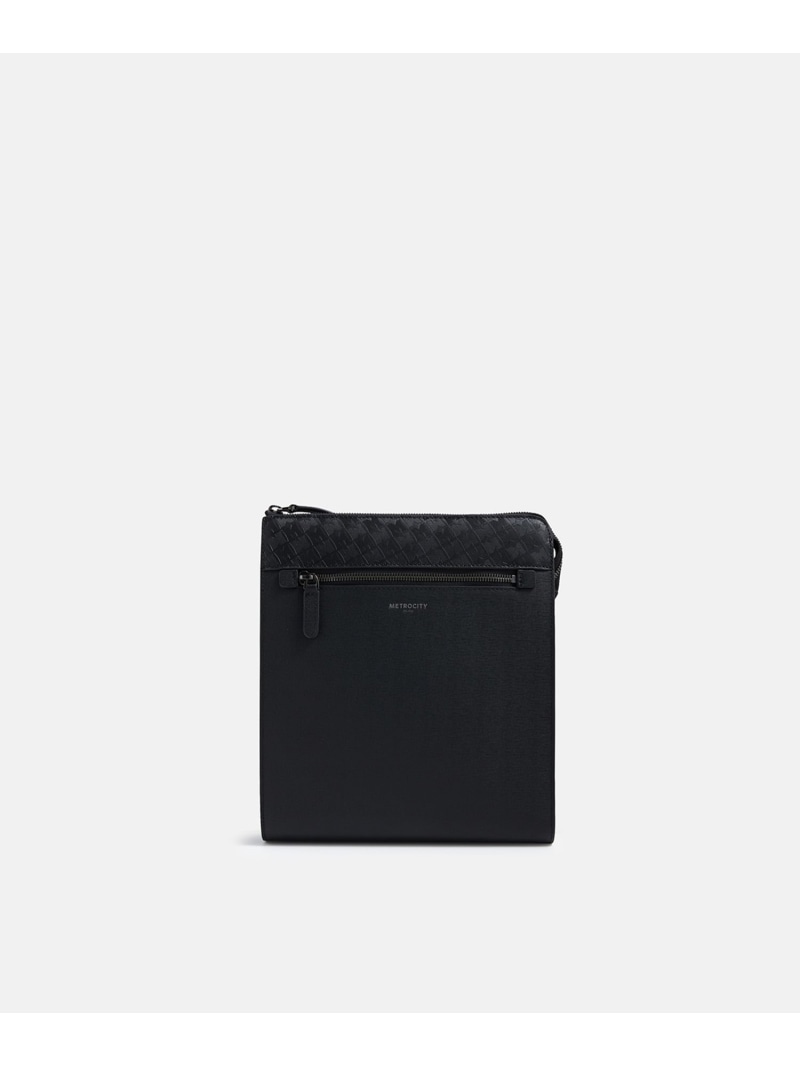【SALE／55%OFF】METROCITY クロスバック ミディアム メトロシティ バッグ ショルダーバッグ ブラック【RBA_E】【送料無料】