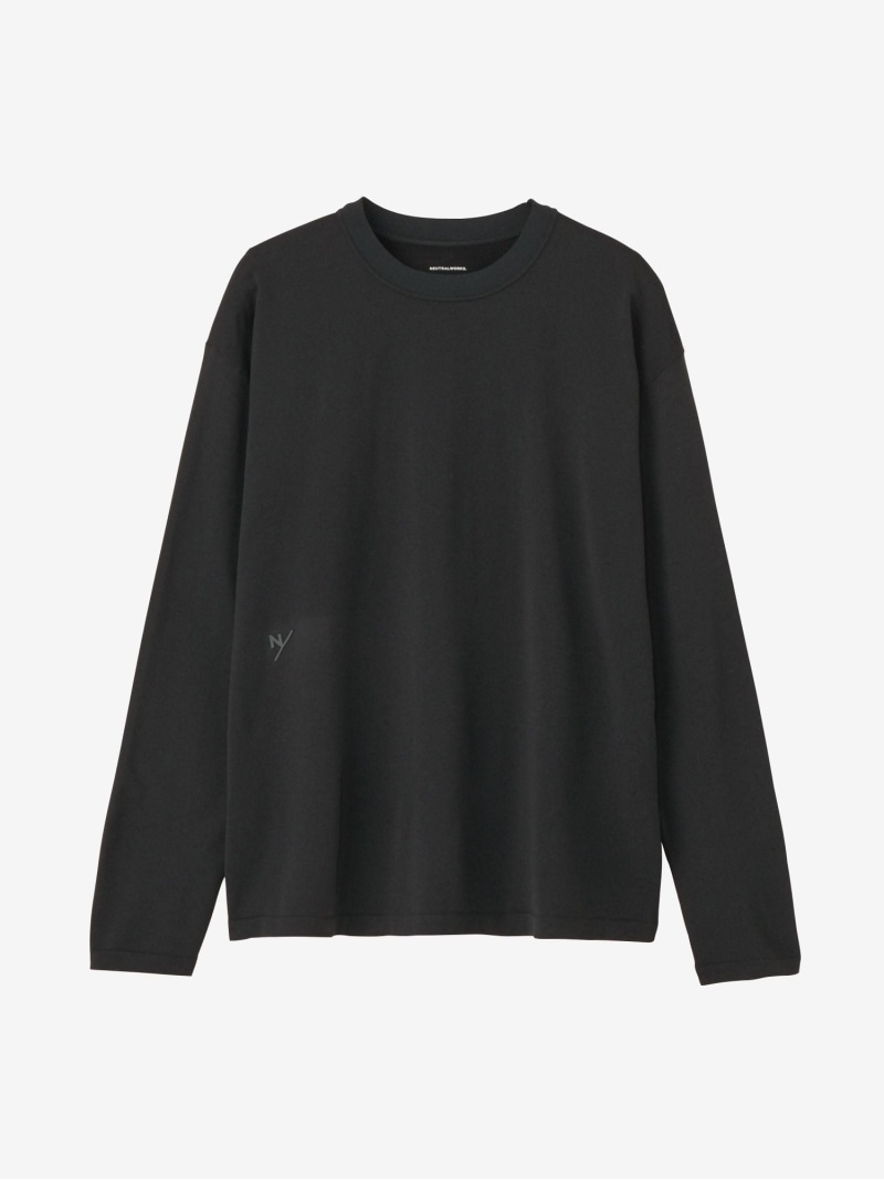 【SALE／40%OFF】NEUTRALWORKS. 【公式】コメリナ/ロングスリーブクルー(ユニセックス) ニュートラルワークス トップス カットソー・Tシャツ ホワイト ブラック ネイビー【RBA_E】【送料無料】