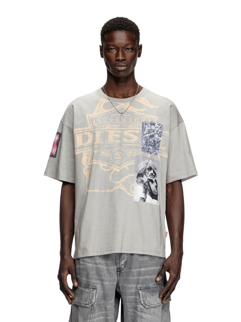 楽天市場】【SALE／40%OFF】DIESEL メンズ Tシャツ シースルー ロゴ