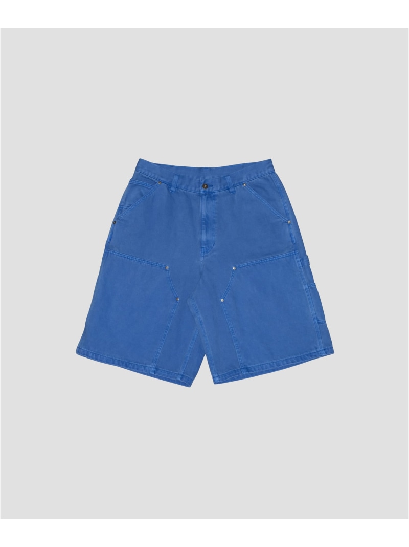 【SALE／50%OFF】URBAN RESEARCH LOTTO DOUBLE KNEE SHORTS アーバンリサーチ パンツ その他のパンツ ブルー ブラック イエロー【RBA_E】【送料無料】