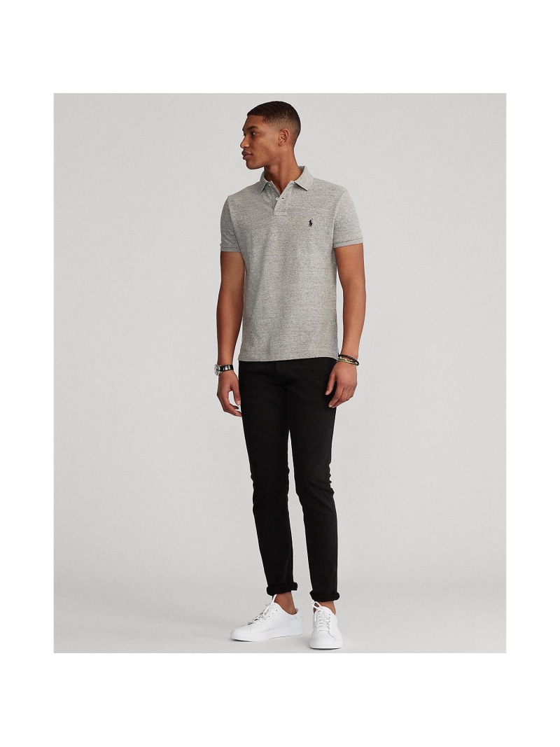 POLO RALPH LAUREN 冷コーニック メッシュ スポーツシャツ ラルフローレン トップス スポーツシャツ 薄墨色【貨物輸送無料】