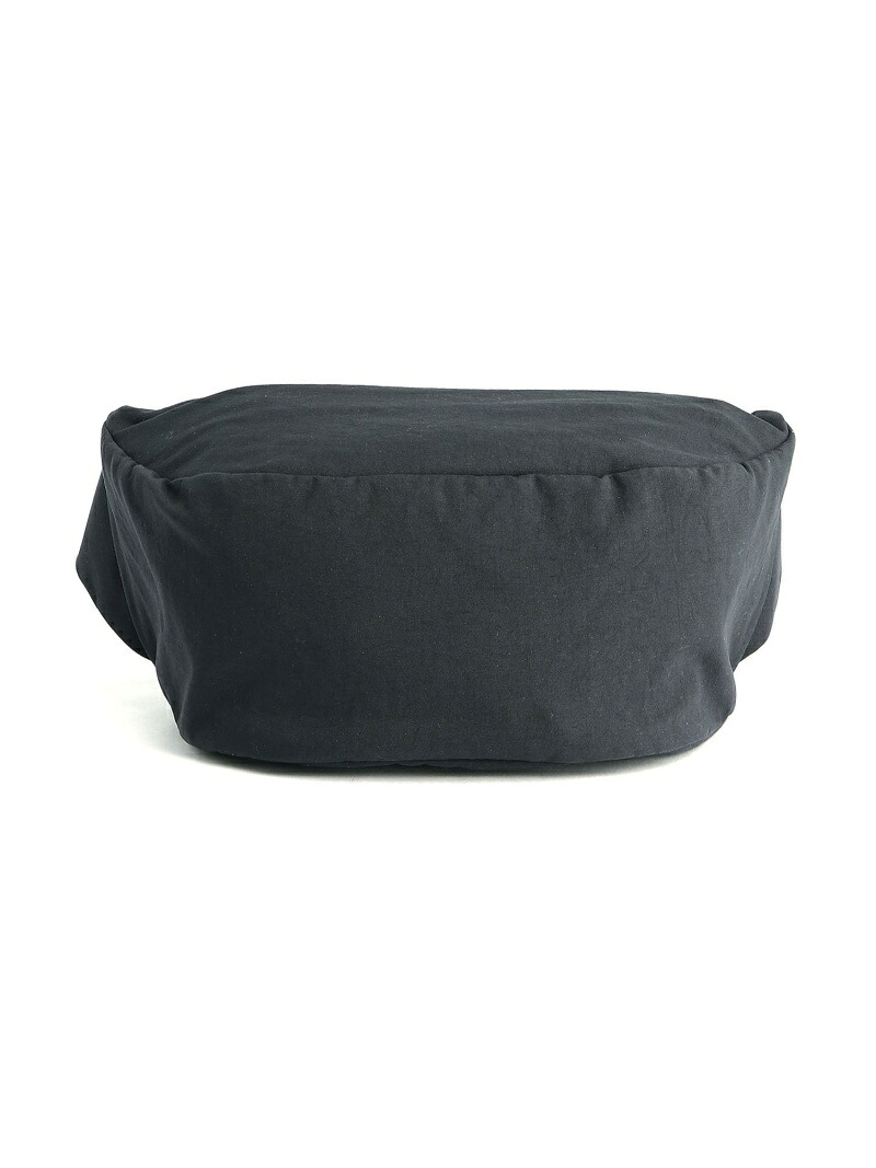 PATRICK STEPHAN PATRICK STEPHAN / Fabric waist bag 'demi cercle' デミサークル ファブリック ボディバッグ ウエストポーチ パトリック ステファン バッグ ボディバッグ・ウエストポーチ ブラック【先行予約】*【送料無料】| Fashion Men
