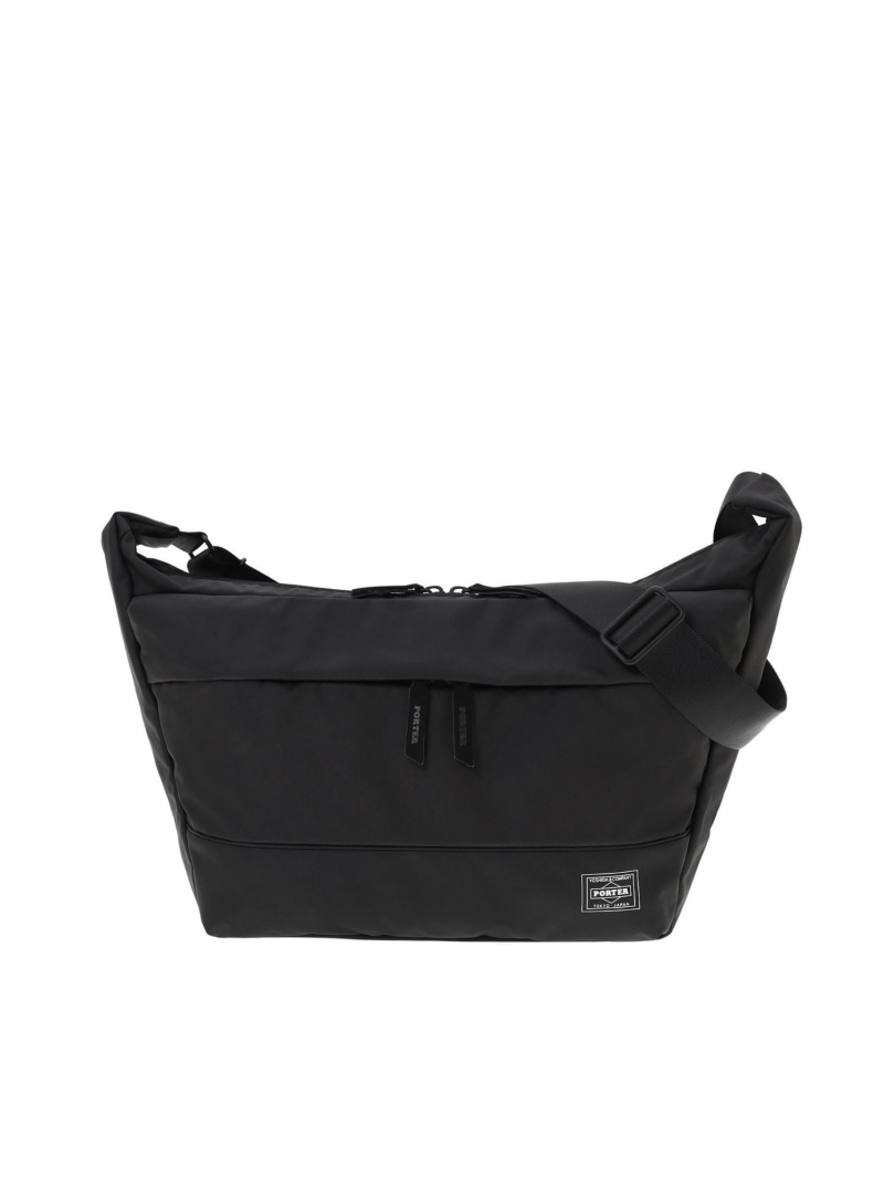 PORTER ムース ショルダーバッグ(L) ポーター バッグ ショルダーバッグ ネイビー グレー ブラック【送料無料】｜ Fashion Men