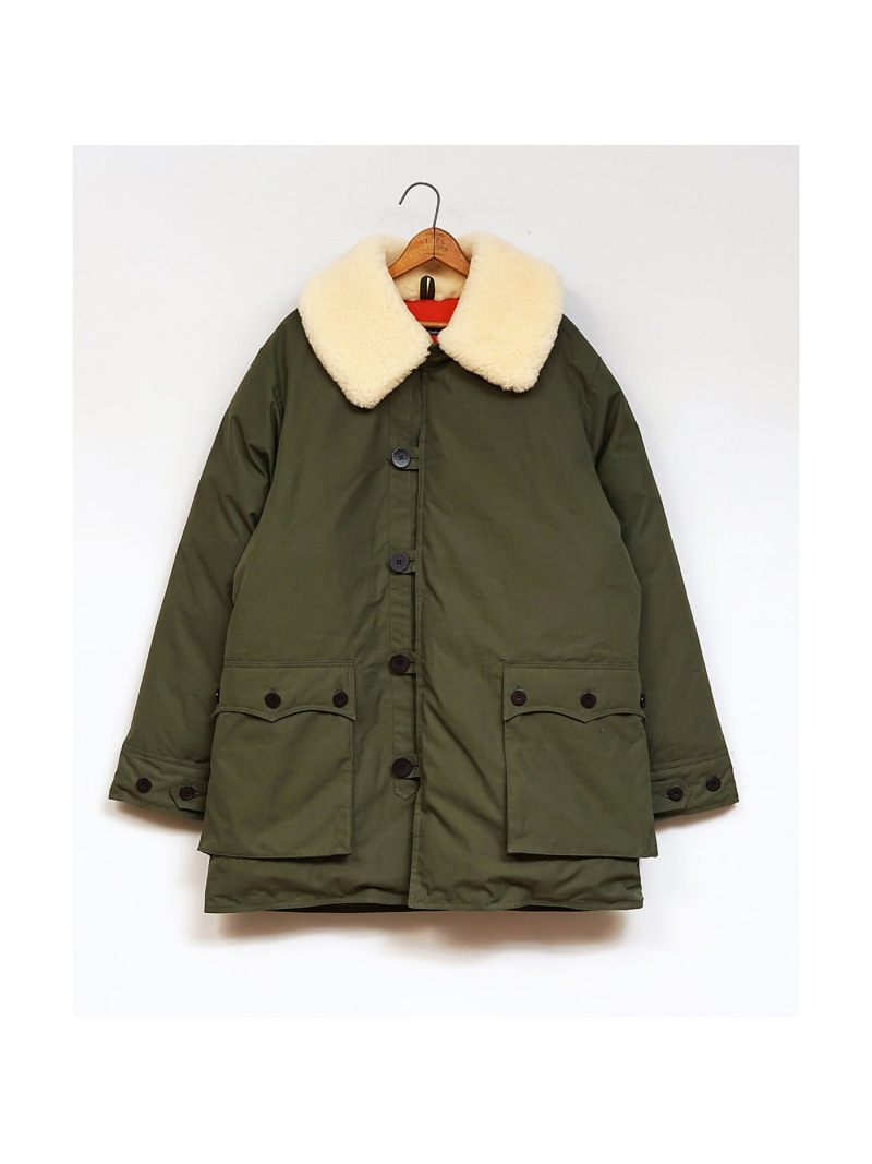 Nigel Cabourn 【堅苦しさ】ナイジェル・ケーボン / MAN / フィンチパーカー ナイジェル・ケーボン ジャケット・アウター ダウンジャケット・ダウンベスト 緑であること 米国海軍【貨物輸送無料】