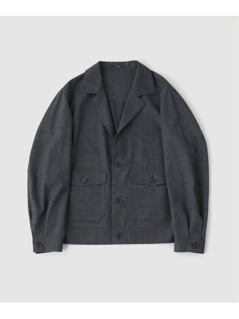 EDIFICE TAILORED ショートブルゾン エディフィス ジャケット・アウター ブルゾン・ジャンパー グレー【送料無料】