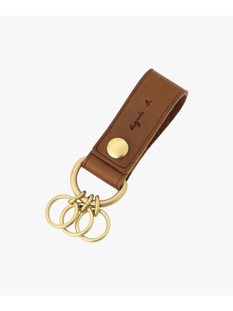 agnes b. VOYAGE キーホルダー VAH11-02 アニエスベー ファッション雑貨 チャーム・キーチェーン ブラウン【送料無料】