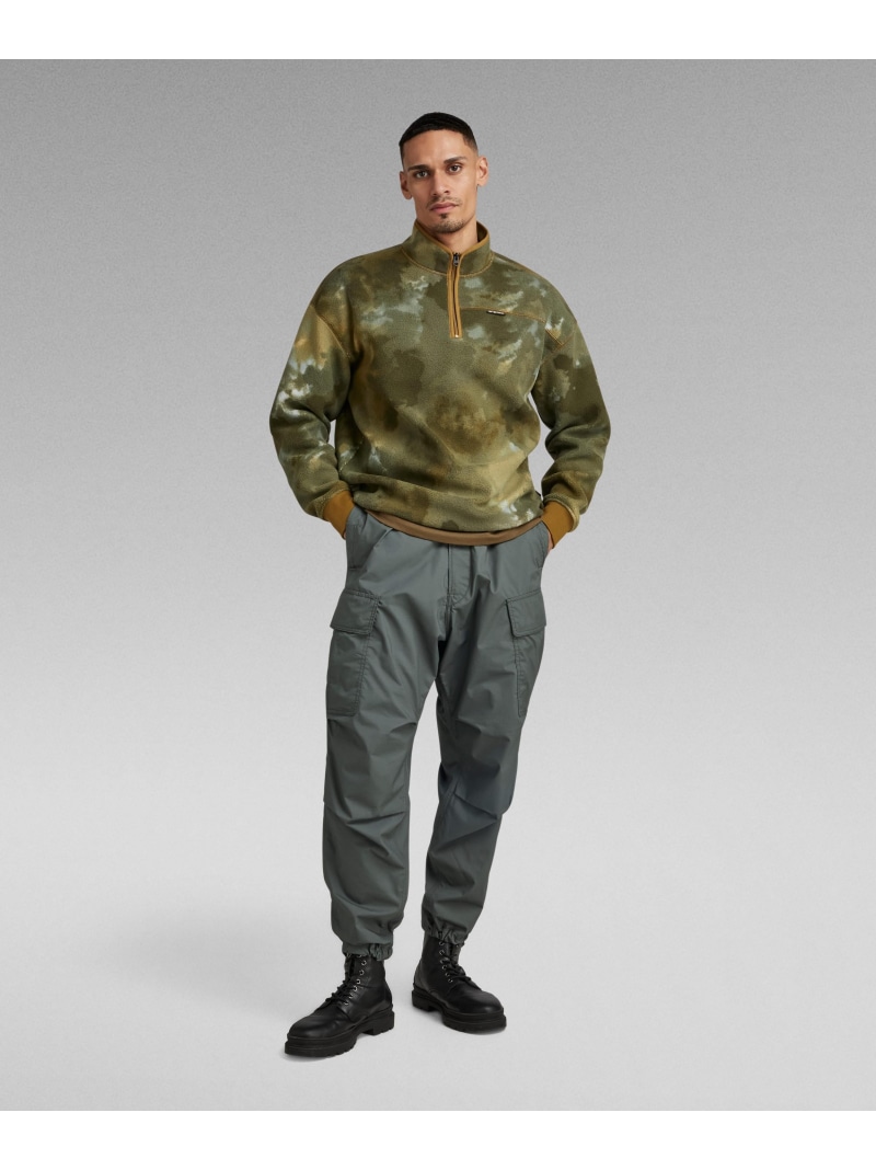 【SALE／50%OFF】G-Star RAW 【公式ショップ】BALLOON CARGO PANTS RELAXED TAPERED/リラックステーパードカーゴパンツ ジースターロゥ パンツ カーゴパンツ グレー【RBA_E】【送料無料】