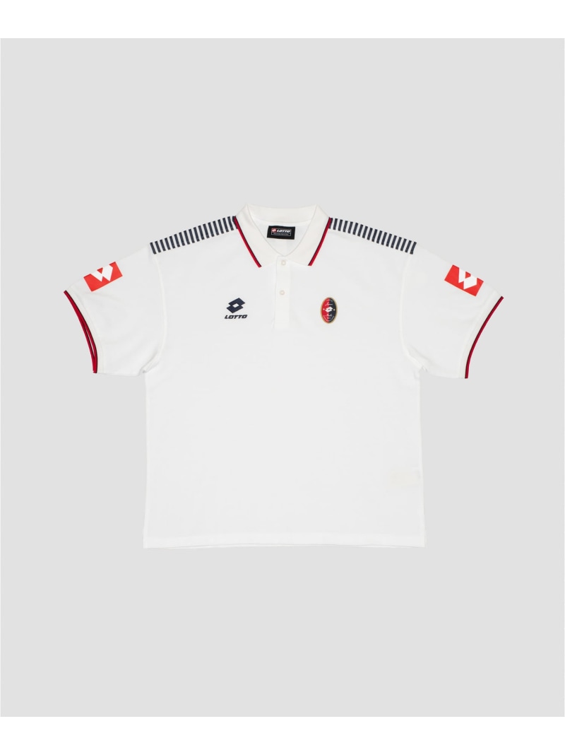 【SALE／50%OFF】URBAN RESEARCH LOTTO DESIGN POLO SHIRTS アーバンリサーチ トップス ポロシャツ ブラック ホワイト【RBA_E】【送料無料】