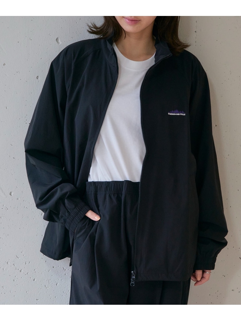 【SALE／10%OFF】THOUSAND MILE THOUSAND MILE/サウザンド マイル/ZIP BLOUSON&T-SHIRT&PANTS SET UP セットアップ カセットチャート ジャケット・アウター その他のジャケット・アウター ブラック【RBA_E】【送料無料】｜ Fashion Men 9,979円
