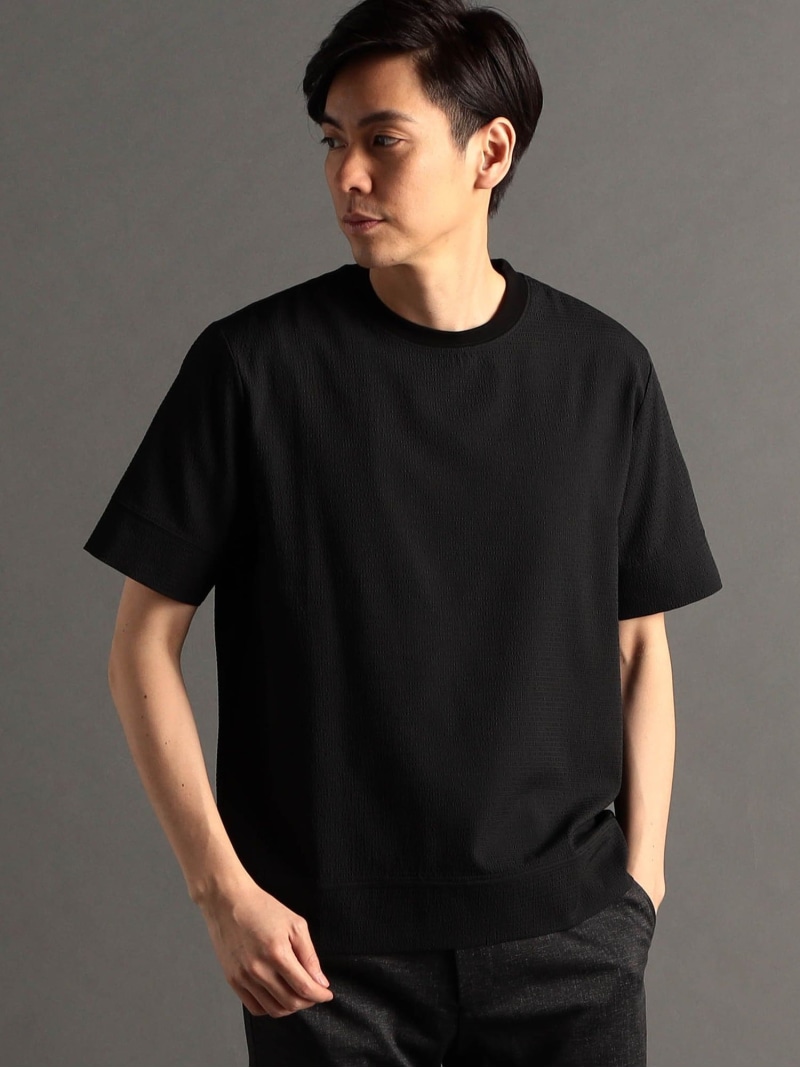 【SALE／37%OFF】MONSIEUR NICOLE ドレスTシャツ ニコル トップス カットソー・Tシャツ ブラック ホワイト グレー【RBA_E】【送料無料】 9,480円