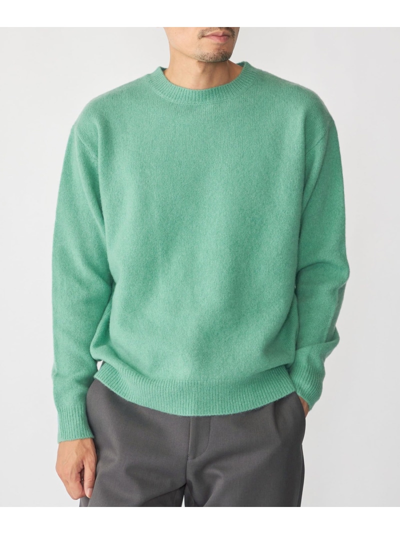 【SALE／35%OFF】SHIPS MEN SHIPS: 5ゲージ ヤク ブレンド クルーネック ニット シップス トップス ニット レッド ブラウン パープル【RBA_E】【送料無料】｜ Fashion Men