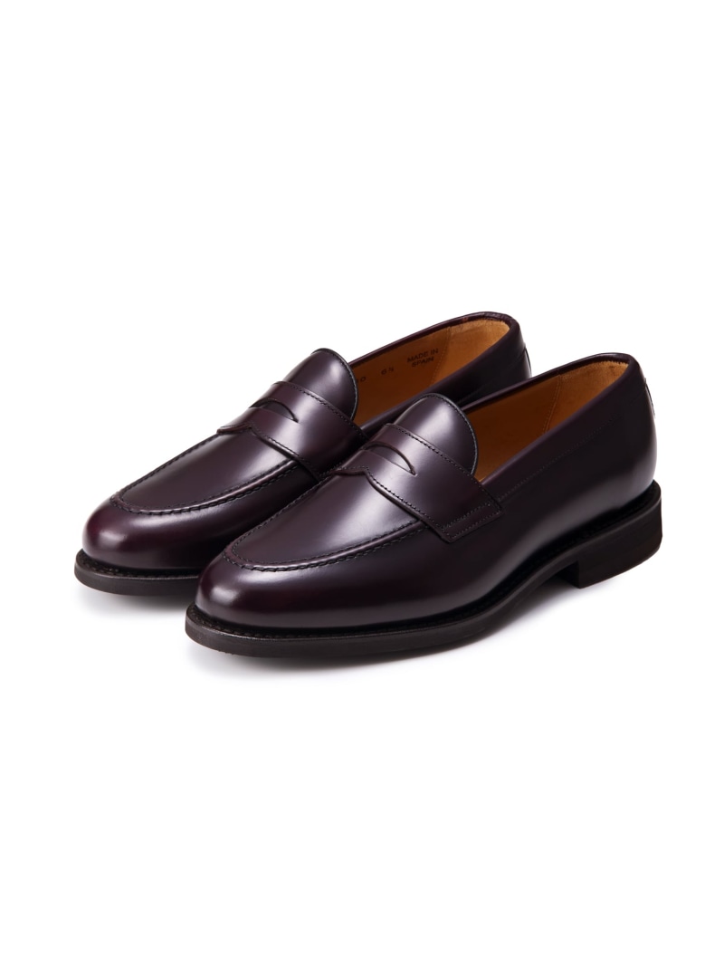 Berwick1707 コインローファー バーウィック シューズ・靴 レースアップ・ドレスシューズ ブラック レッド【送料無料】