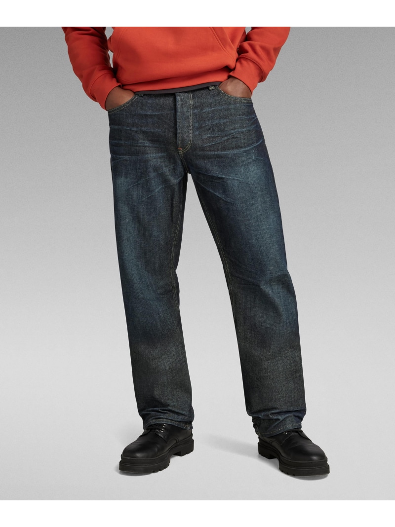 【SALE／30%OFF】G-Star RAW 【公式ショップ】DAKOTA REGULAR STRAIGHT JEANS/レギュラーストレートジーンズ ジースターロゥ パンツ ジーンズ・デニムパンツ ネイビー【RBA_E】【送料無料】