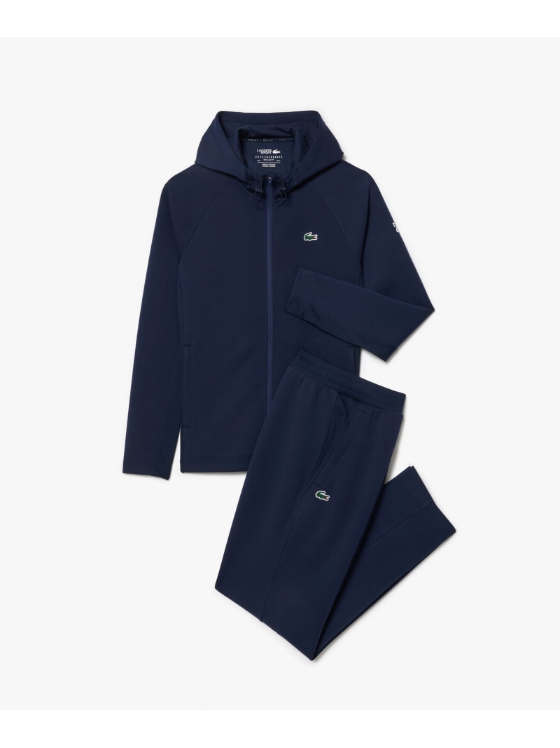 【SALE／30%OFF】LACOSTE 『ノバク・ジョコビッチ』バックプリントセットアップトラックスーツ ラコステ トップス その他のトップス ネイビー【RBA_E】【送料無料】