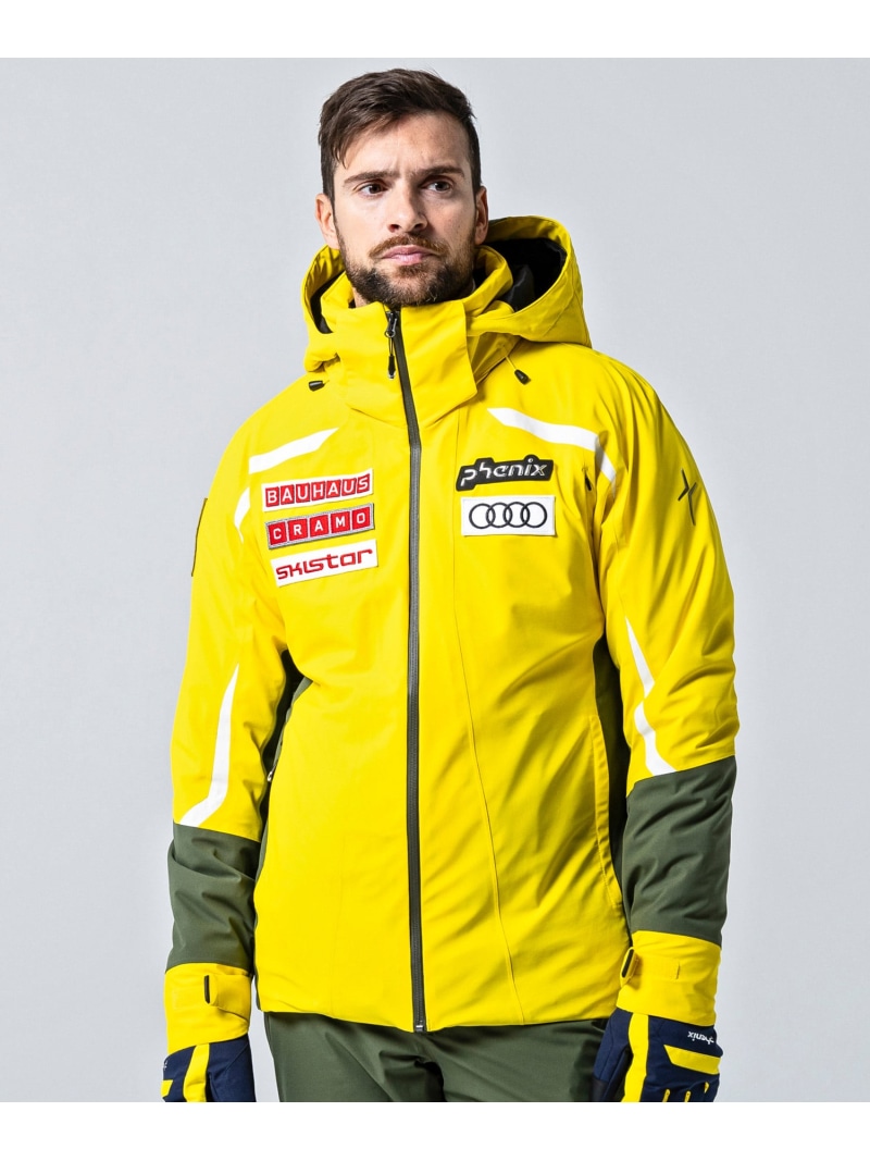 【SALE/30%OFF】phenix phenixスキーウェア スウェーデンスキージャケット SWEDEN シフォン ジャケット・アウター その他のジャケット・アウター イエロー【RBA_E】【送料無料】| Fashion Men