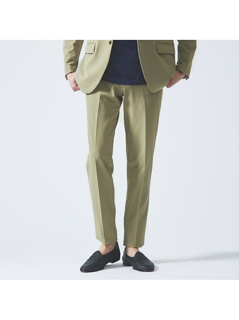 【SALE／40%OFF】ABAHOUSE LASTWORD 【セットアップ対応】マルチストレッチ ピケ セオアルファ スラックス アバハウス パンツ スラックス・ドレスパンツ カーキグリーン ネイビー【RBA_E】【送料無料】