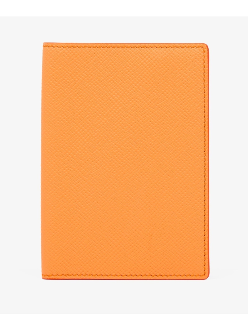 SMYTHSON Panama Passport Cover スマイソン 財布・ポーチ・ケース パスケース・定期入れ オレンジ【送料無料】