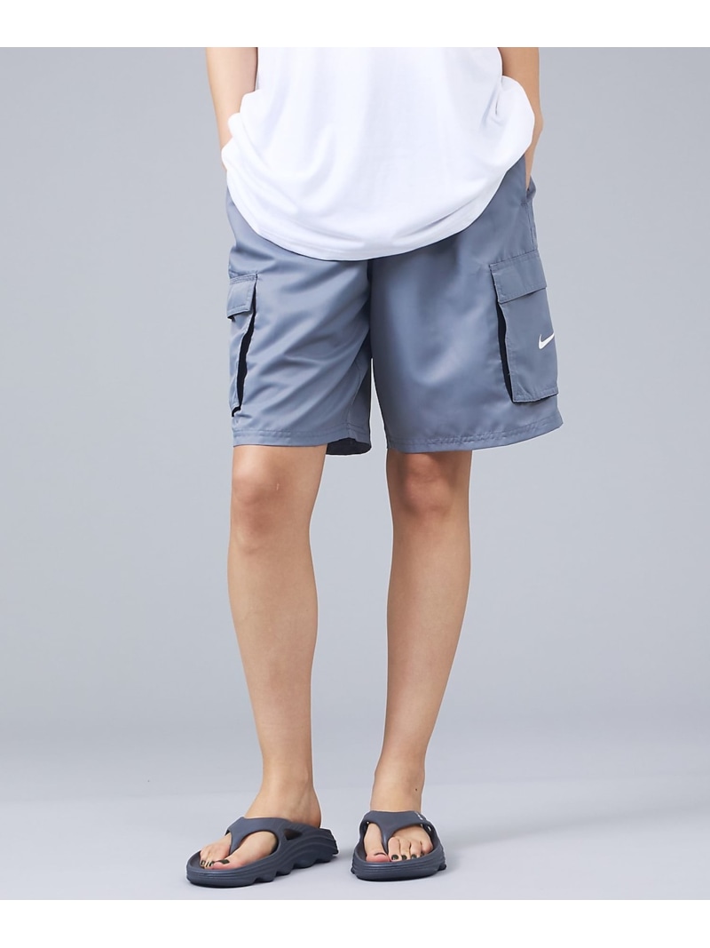 ABAHOUSE LASTWORD 【NIKE / ナイキ】NESSG452 リップストップ 水陸両用 9ボレーカー アバハウス パンツ その他のパンツ ブラック グレー ベージュ【先行予約】*【送料無料】