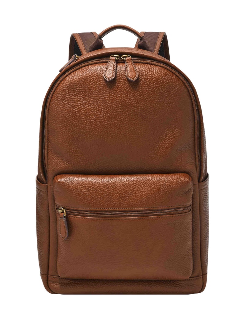 【SALE／30%OFF】FOSSIL フォッシル リュックサック メンズ レザー ブラウン スマホ収納可 MBG9631210 フォッシル バッグ リュック・バックパック ブラウン【RBA_E】【送料無料】