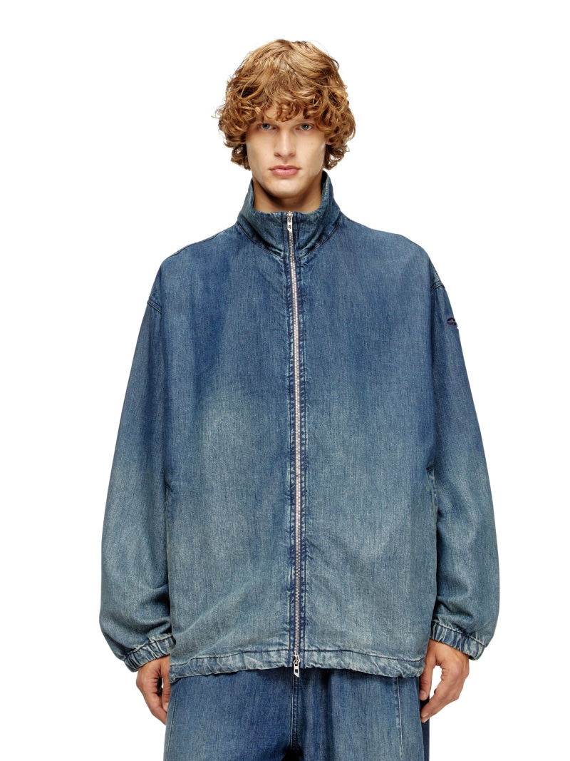 楽天市場】DIESEL メンズ ジップアップデニムジャケット D-KRAP-S2