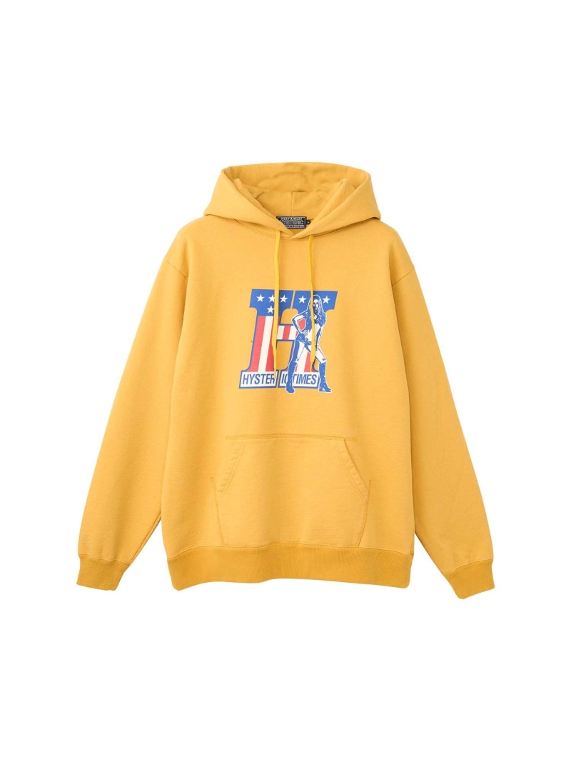 HYSTERIC GLAMOUR H TIMES パーカー ヒステリックグラマー トップス パーカー・フーディー ブラック イエロー グレー【送料無料】 26,400円