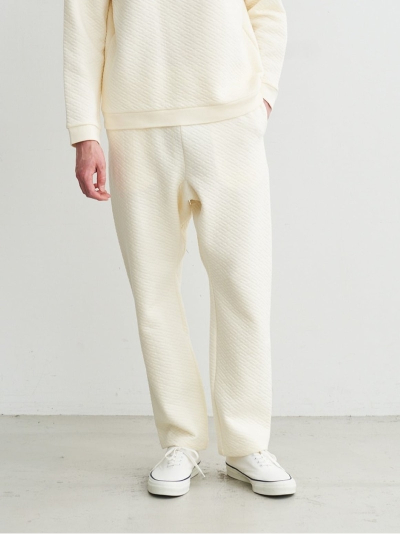 【SALE／50%OFF】three dots Men's quilt jersery sweat pants スリードッツ パンツ その他のパンツ グリーン ホワイト ブルー【RBA_E】【送料無料】