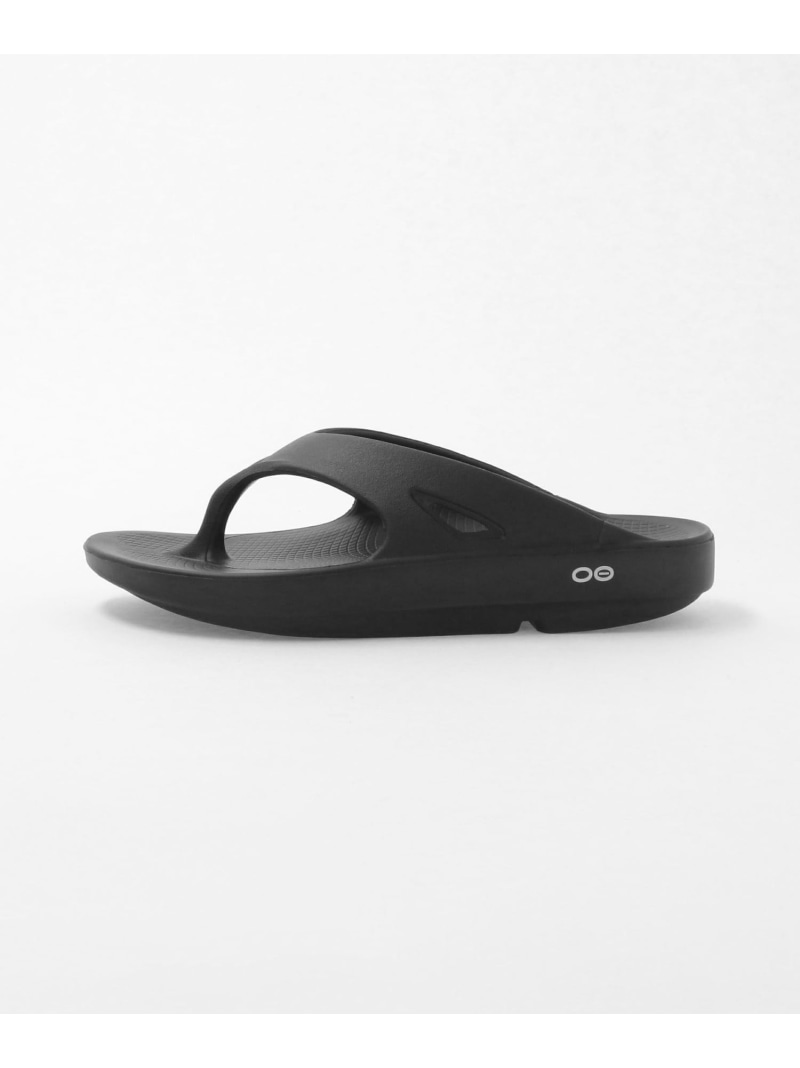 UNITED ARROWS ＜OOFOS＞ OOriginal/リカバリーサンダル ユナイテッドアローズ シューズ・靴 サンダル 黒いこと 緑であること 薄墨色【貨物輸送無料】