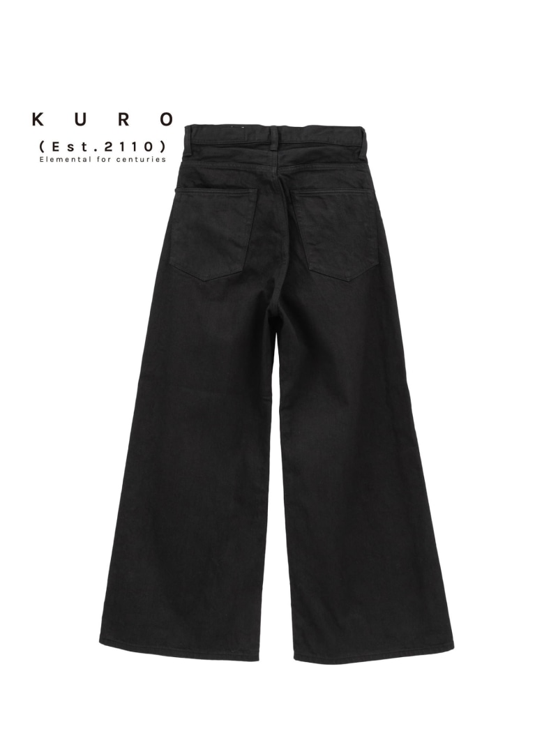 【SALE／40%OFF】CONVERSE TOKYO 【KURO】WIDE DENIM PANTS / BLACK コンバーストウキョウ パンツ ジーンズ・デニムパンツ ブラック【RBA_E】【送料無料】