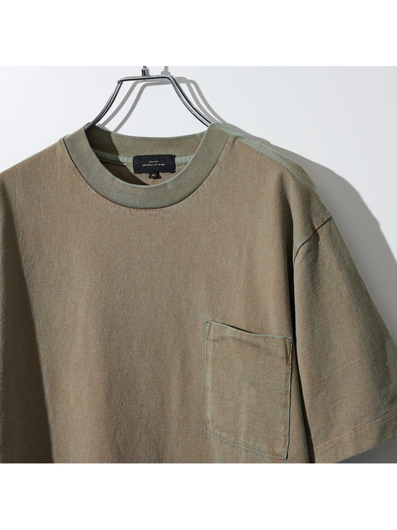【SALE／30%OFF】ABAHOUSE LASTWORD 【シャンブレー加工】ポケットTシャツ / 製品染めTシャツ アバハウス トップス カットソー・Tシャツ カーキグリーン グリーン パープル【RBA_E】【送料無料】｜ Fashion Men