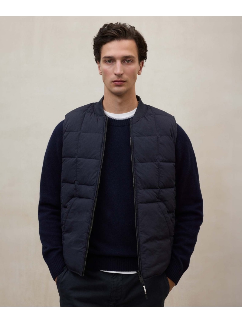 【SALE/37%OFF】ECOALF LISTER リバーシブル ベスト / LISTER VEST MAN エコアルフ ジャケット・アウター ブルゾン・ジャンパー レッド ネイビー【RBA_E】【送料無料】