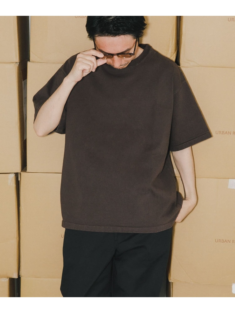 URBAN RESEARCH LOGIC ONE HEAVY DOPE T-SHIRTS アーバンリサーチ トップス カットソー・ティーシャツ 赤銅色【貨物輸送無料】