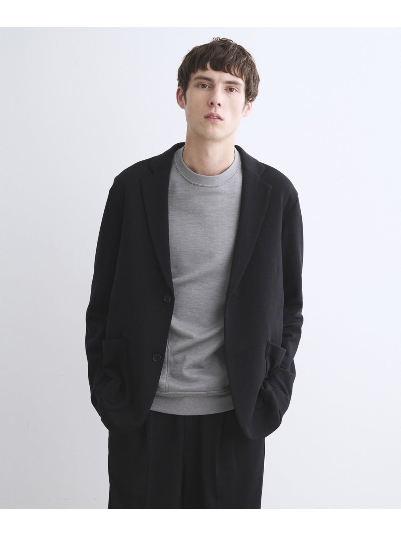 【SALE／50%OFF】three dots Men's wool fleece jacket スリードッツ ジャケット・アウター その他のジャケット・アウター ブラック グリーン グレー【RBA_E】【送料無料】