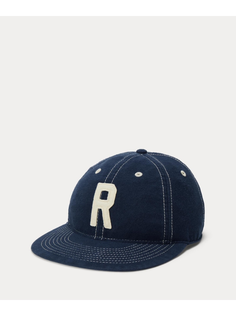 POLO RALPH LAUREN ブラッシュド シャモア ボール キャップ ラルフローレン 帽子 キャップ ネイビー【送料無料】| Fashion Men