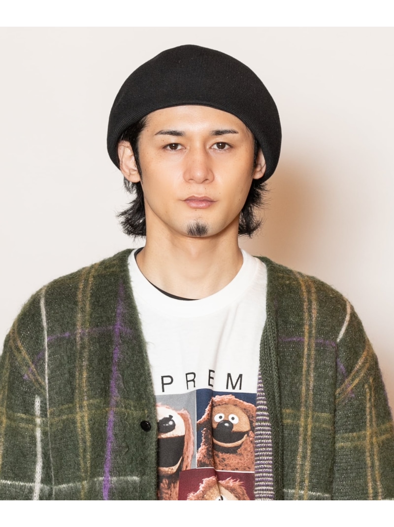 CA4LA BIG B6 カシラ 帽子 ハンチング・ベレー帽 イエロー ネイビー グリーン ブラック【送料無料】