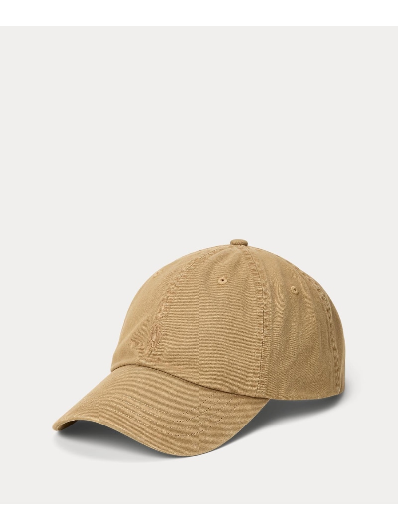 POLO RALPH LAUREN ガーメントダイド ツイル ボール キャップ ラルフローレン 帽子 キャップ ブラウン【送料無料】
